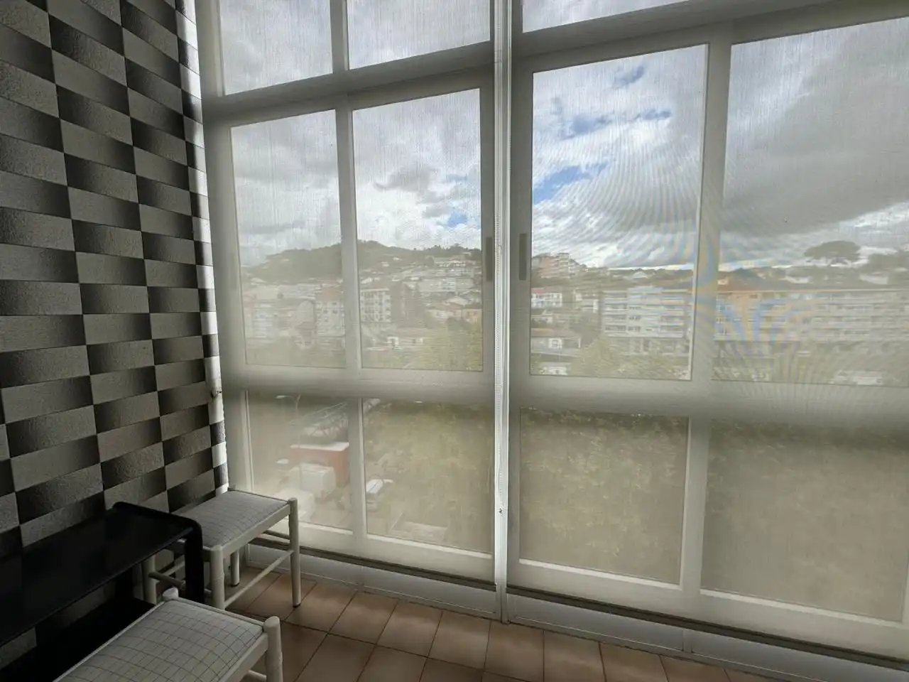 Exterior view of Flat for share in Ourense Capital   with Heating, Parquet flooring and Furnished