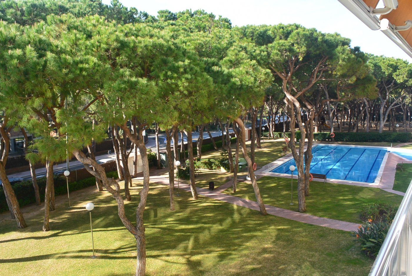 Garden of Flat to rent in Gavà  with Air Conditioner, Heating and Parquet flooring