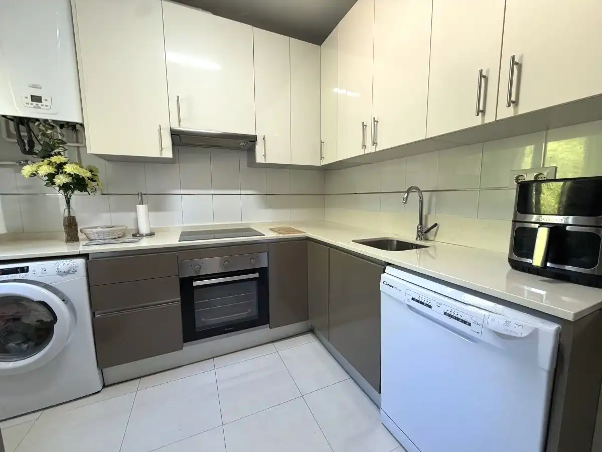 Kitchen of Flat for sale in Madrid  with Air Conditioner, Heating and Terrace