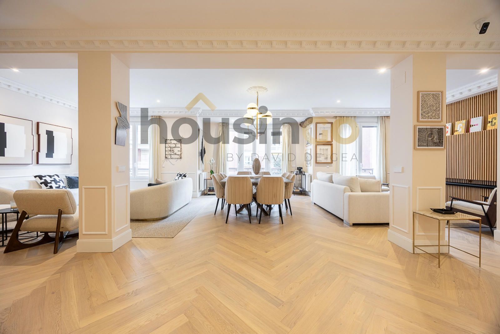 Living room of Flat for sale in  Madrid Capital  with Air Conditioner, Heating and Terrace