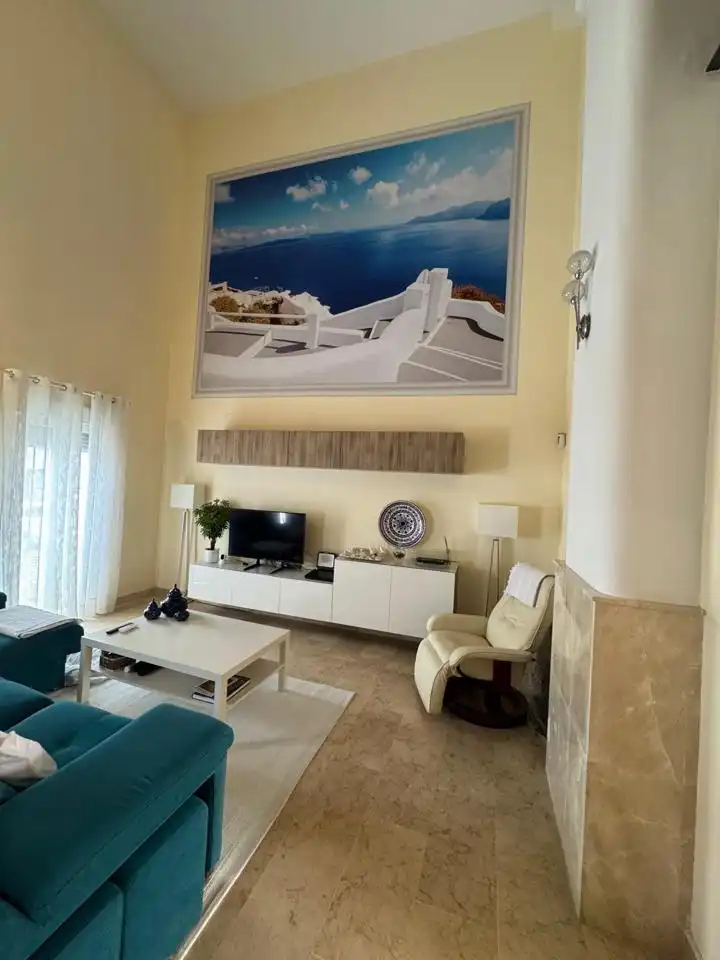 Sala de estar de Dúplex en venta en Sanlúcar de Barrameda con Aire acondicionado, Trastero y Amueblado