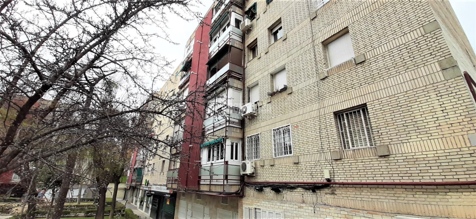 Exterior view of Flat for sale in  Madrid Capital  with Heating, Parquet flooring and Terrace