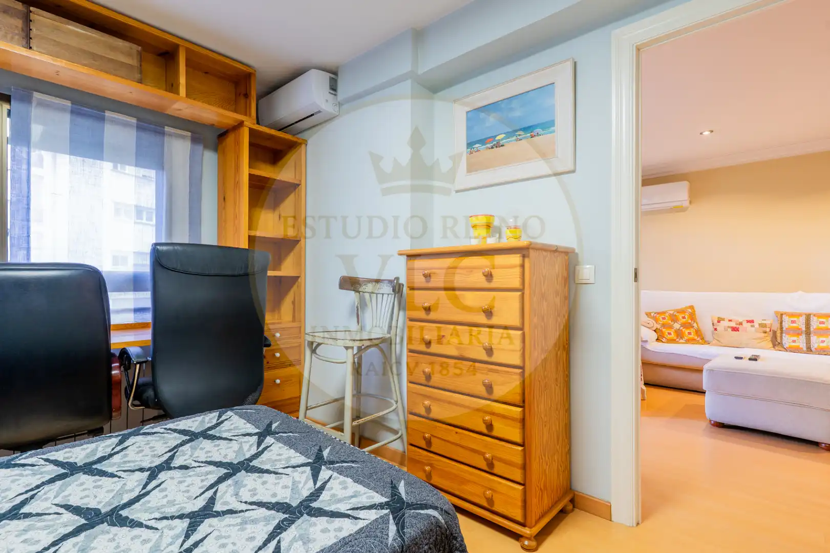 Dormitori de Apartament en venda en Valencia amb Aire condicionat, Calefacció i Parquet