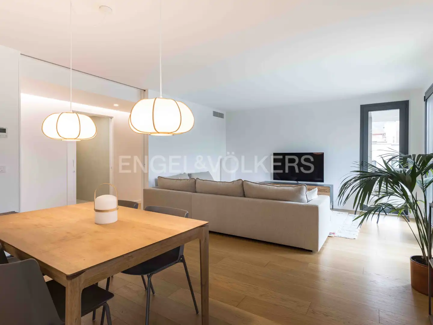 Living room of Attic for rent in Barcelona  with Air Conditioner, Heating and Parquet flooring