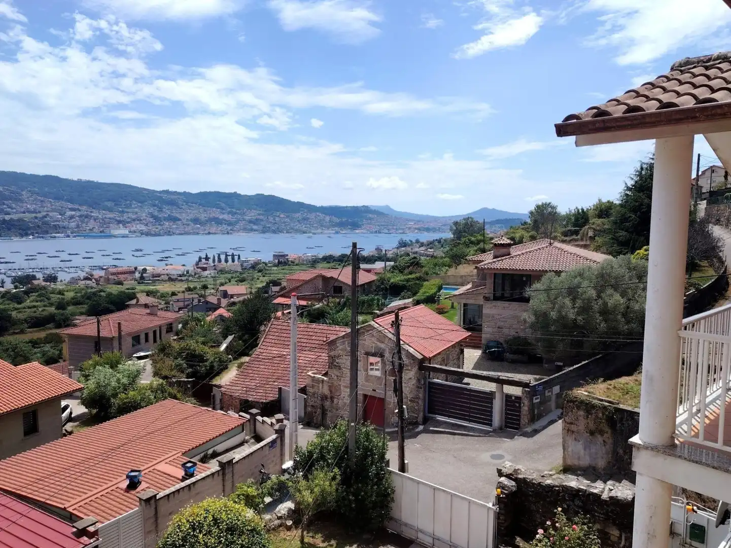 Casa con terraza en venta en Moaña