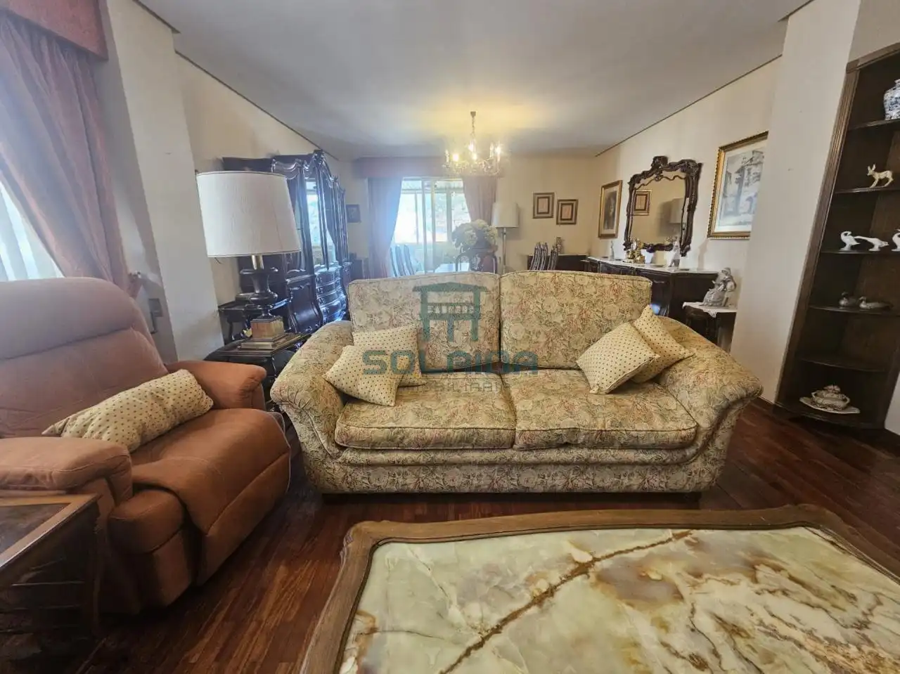 Sala de estar de Piso en venta en Ourense Capital  con Calefacción, Parquet y Trastero