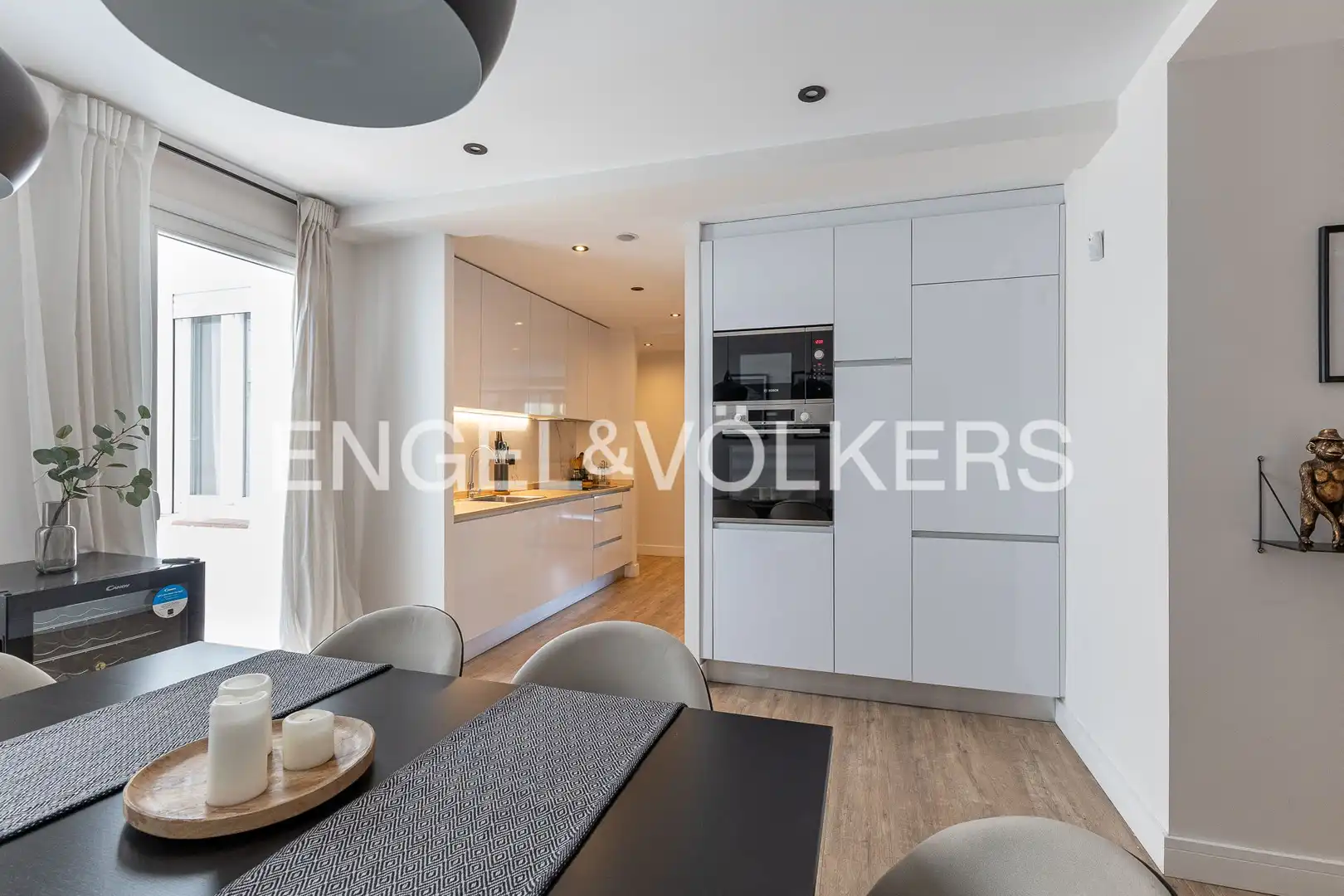 Kitchen of Flat for rent in Madrid  with Air Conditioner, Heating and Terrace