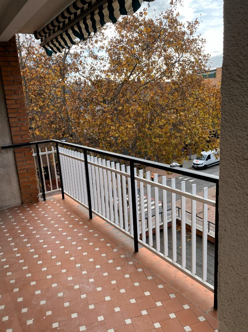 Balcony of Flat for sale in  Madrid Capital  with Heating, Private garden and Terrace
