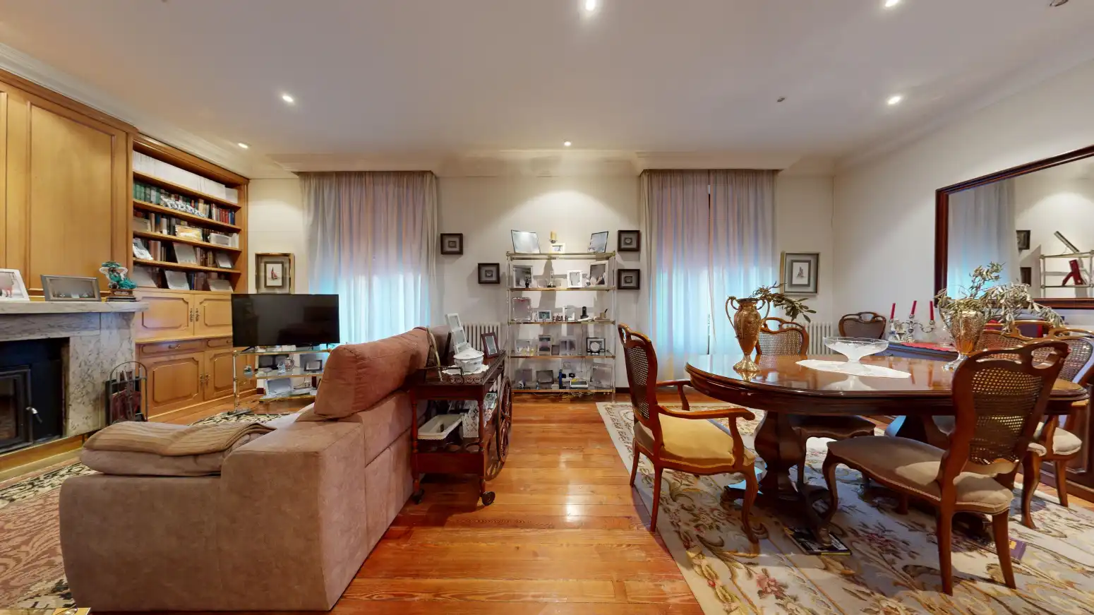 Living room of Houses for sale in Tafalla  with Heating, Private garden and Parquet flooring