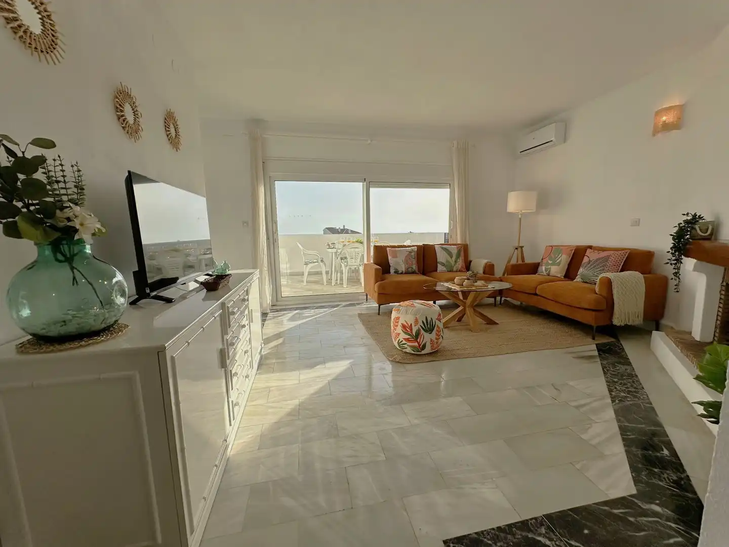 Living room of Attic for sale in Mijas  with Air Conditioner, Heating and Private garden
