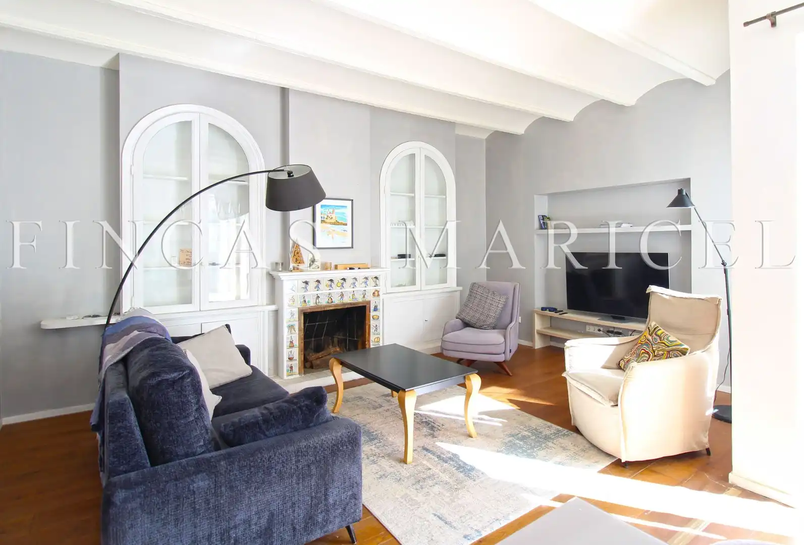Sala d'estar de Pis en venda en Sitges amb Aire condicionat, Calefacció i Terrassa