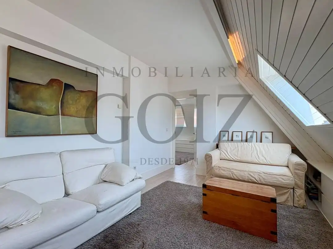 Sala de estar de Piso de alquiler en Donostia - San Sebastián  con Calefacción