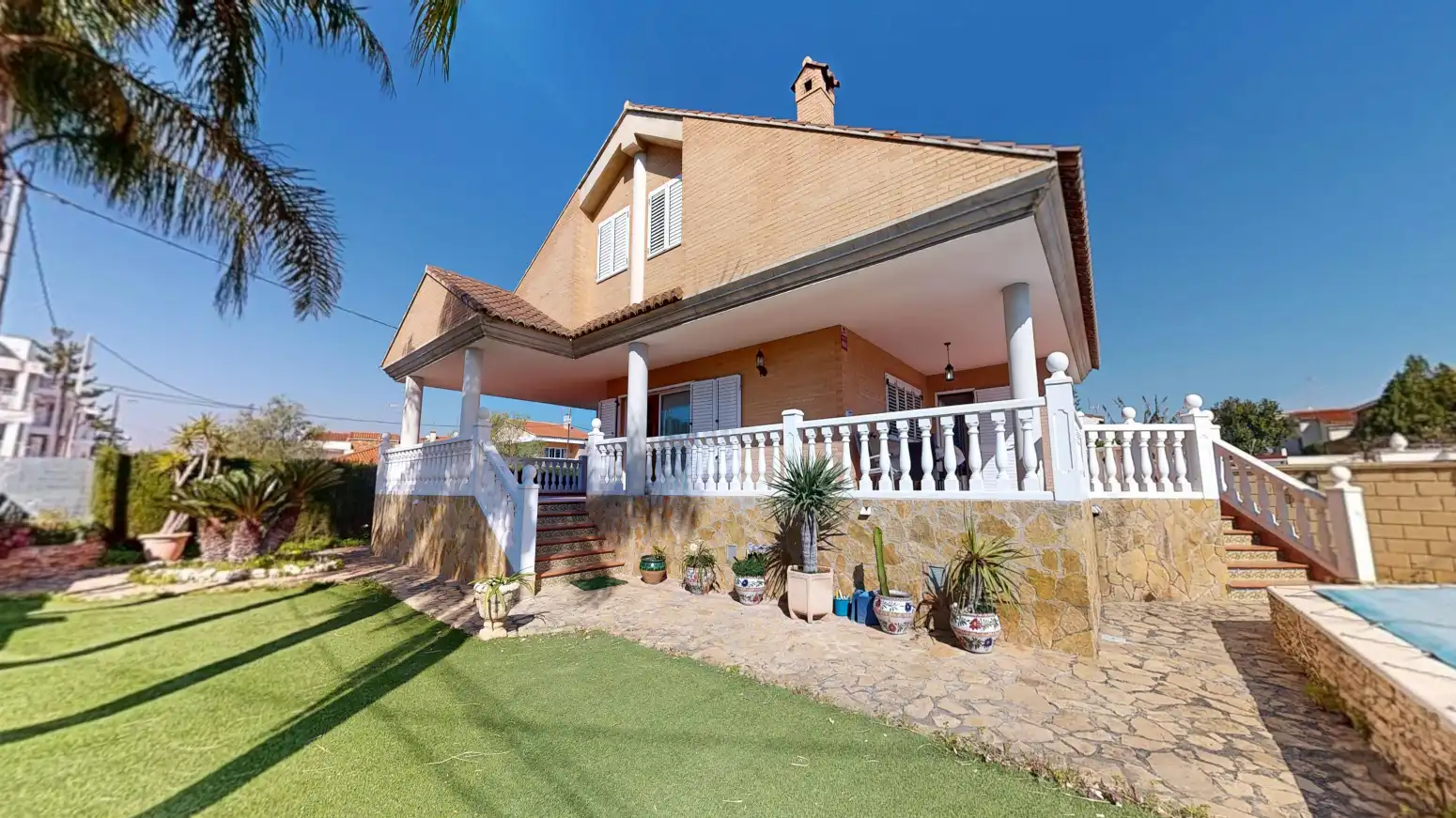 Exterior view of Houses for sale in Sagunto / Sagunt  with Private garden, Terrace and Swimming Pool