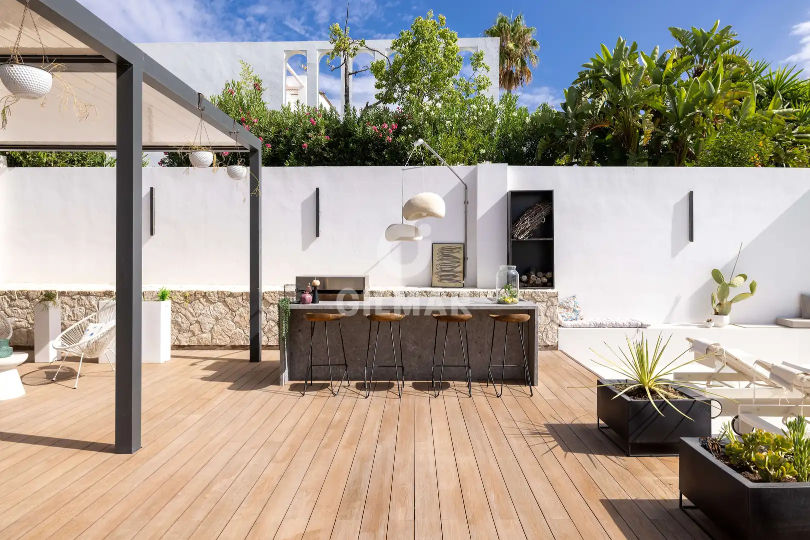 Terrassa de Casa o xalet en venda en Marbella amb Calefacció, Jardí privat i Piscina