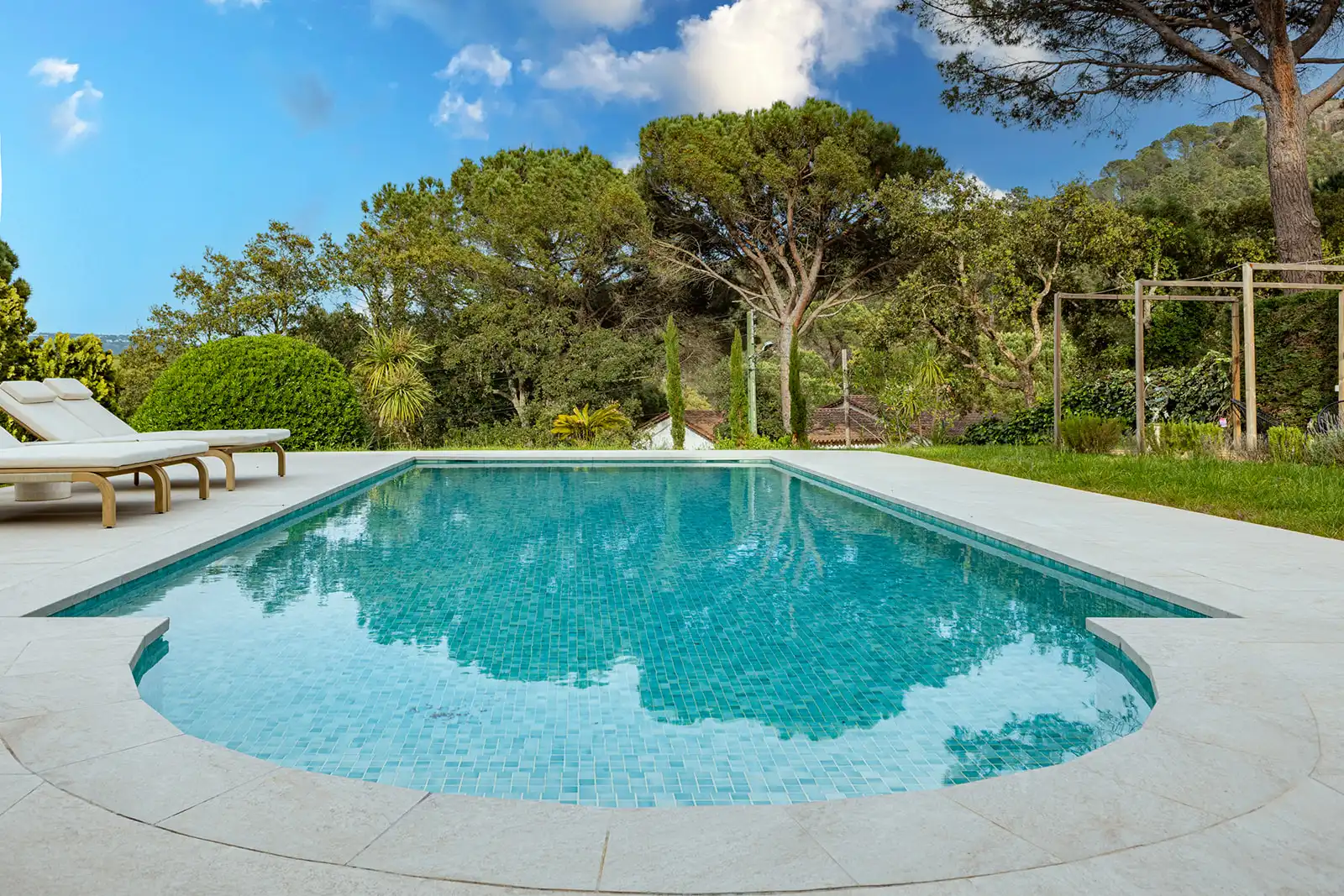 Piscina de Casa o xalet en venda en Santa Cristina d'Aro amb Aire condicionat, Calefacció i Jardí privat