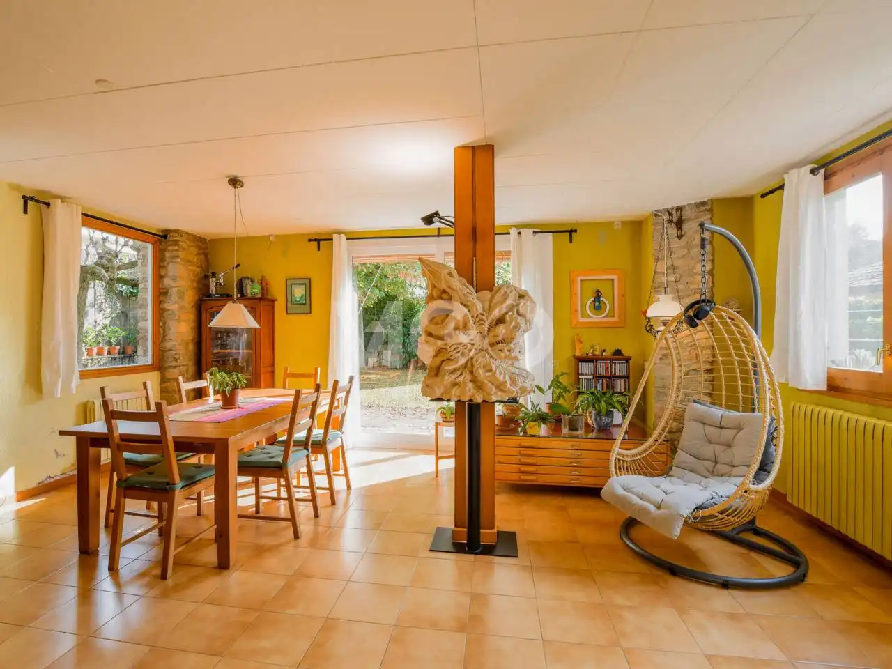 Jardí de Casa o xalet en venda en Tavèrnoles amb Calefacció, Jardí privat i Parquet