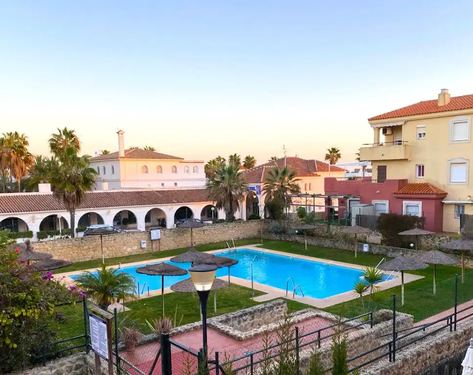 Swimming pool of Flat for sale in Rota  with Air Conditioner, Terrace and Community pool