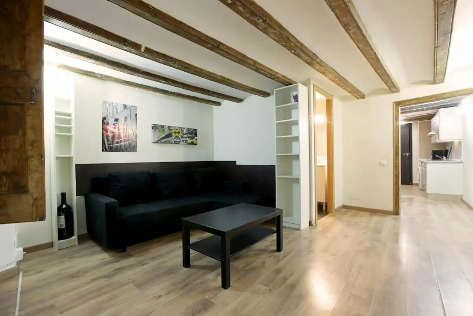 Living room of Flat for rent in Barcelona  with Heating, Furnished and Washing machine