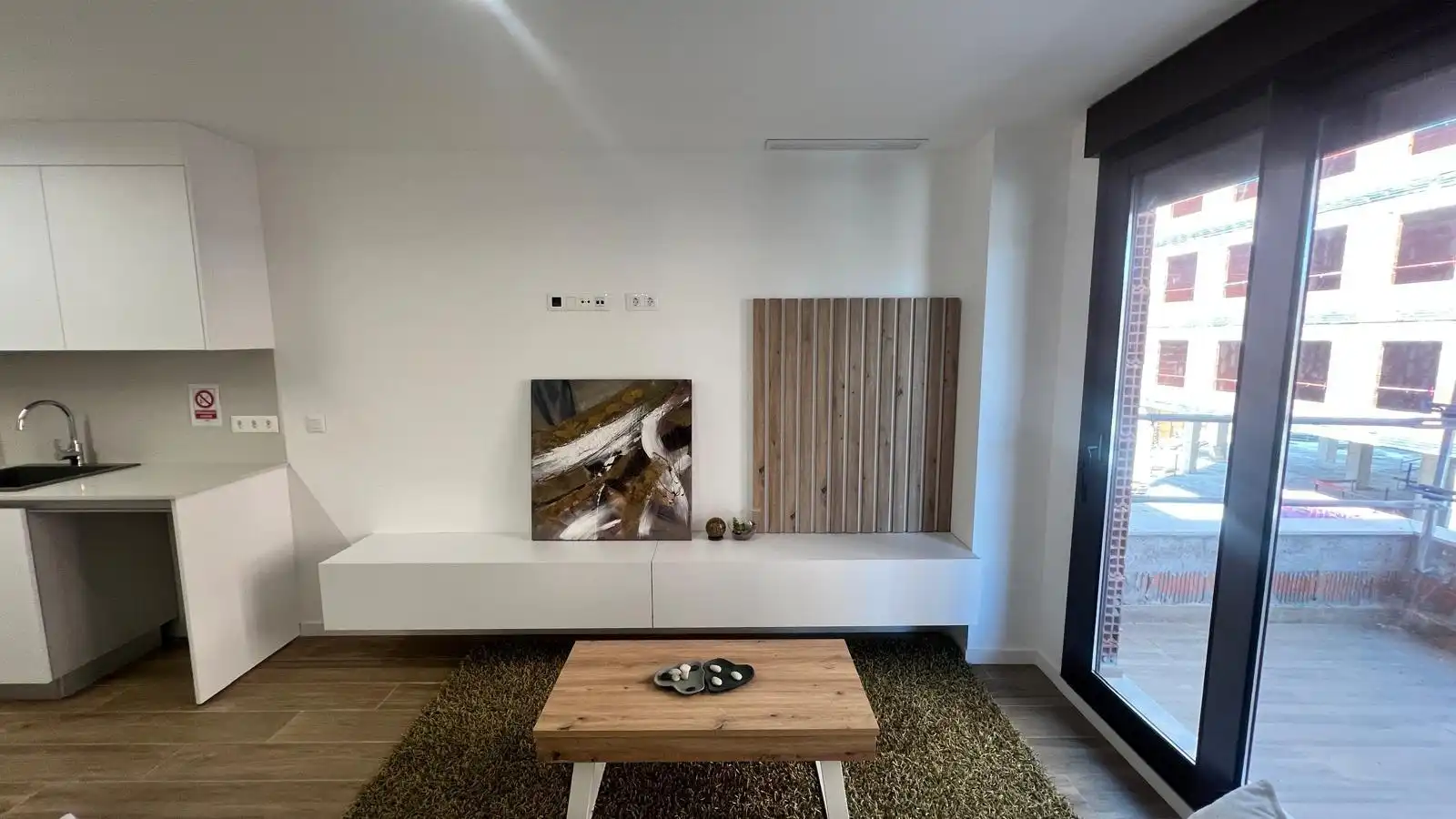 Sala de estar de Piso en venta en Castellón de la Plana / Castelló de la Plana con Aire acondicionado, Terraza y Trastero