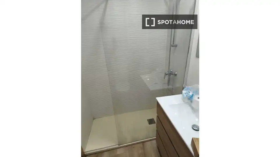 Bany de Apartament per a compartir en Terrassa amb Aire condicionat, Calefacció i Terrassa