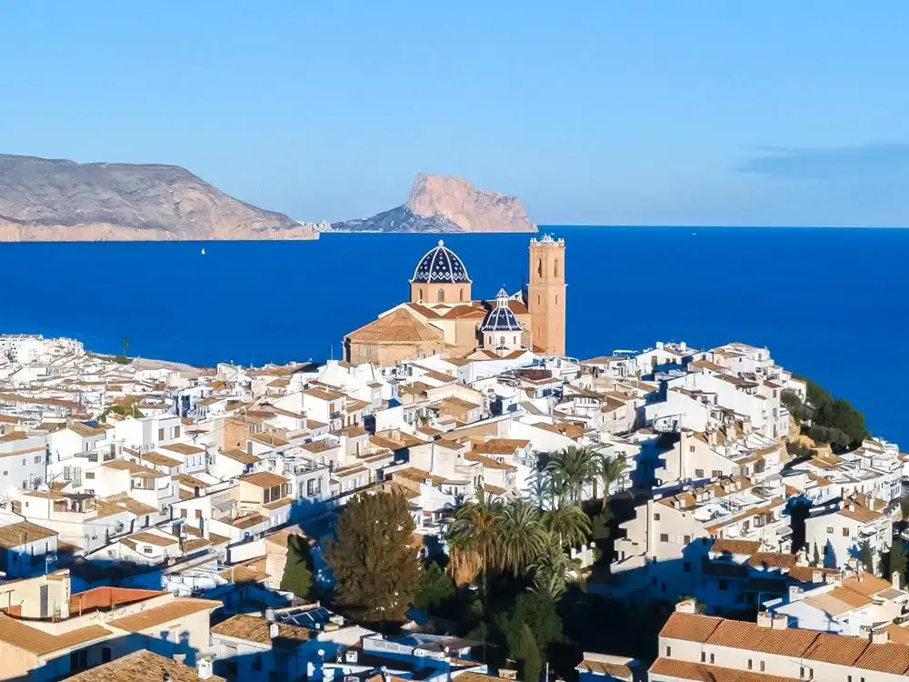 Vista exterior de Pis en venda en Altea amb Aire condicionat i Terrassa