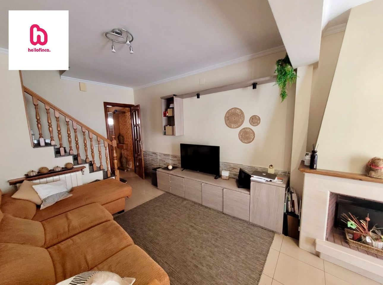 Living room of Single-family semi-detached for sale in Sabadell  with Air Conditioner, Heating and Terrace