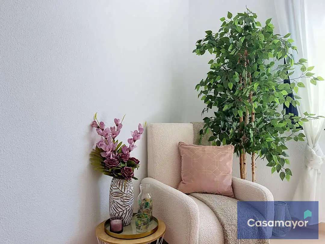 Sala d'estar de Pis en venda en Alicante / Alacant amb Jardí privat, Terrassa i Traster
