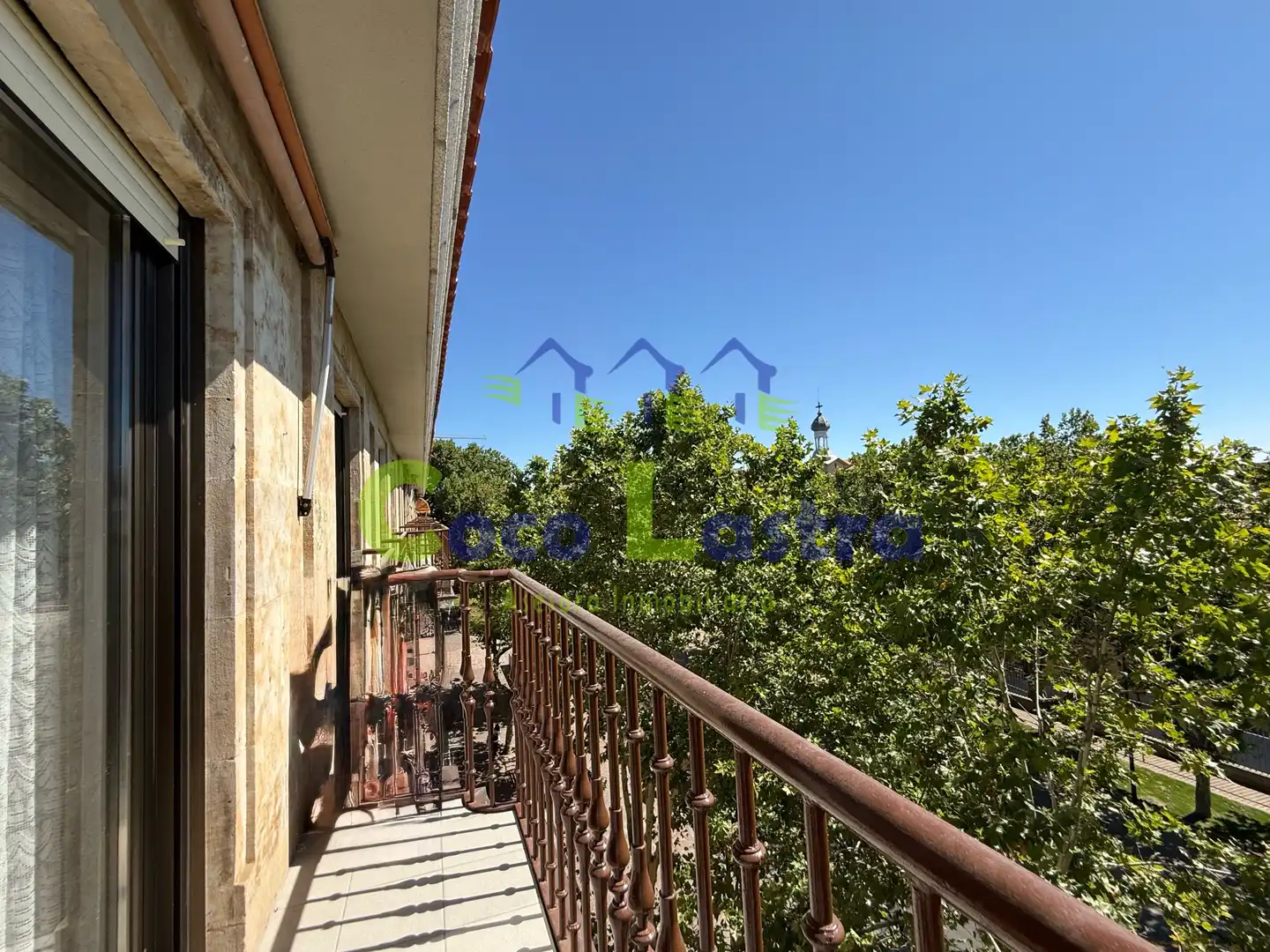 Balcony of Flat for rent in Salamanca  with Heating, Furnished and Oven