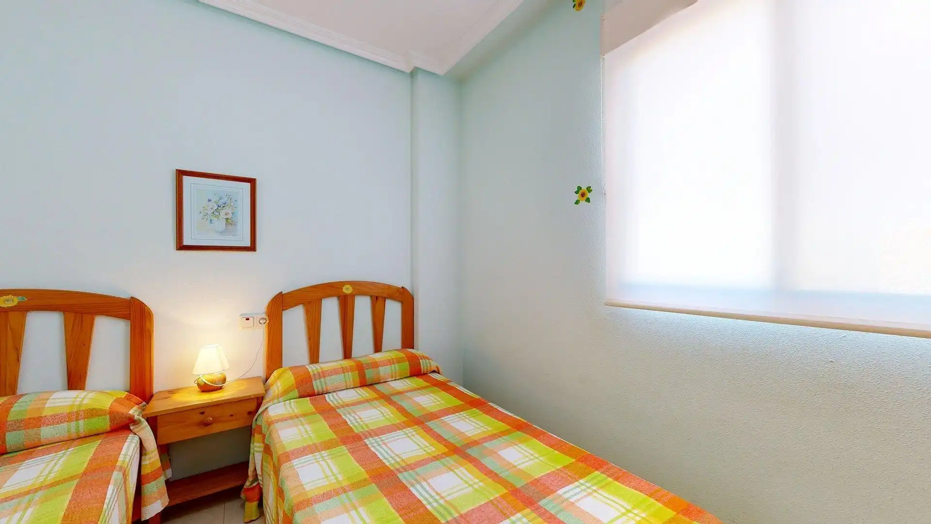 Dormitori de Apartament en venda en Elche / Elx amb Aire condicionat, Terrassa i Moblat
