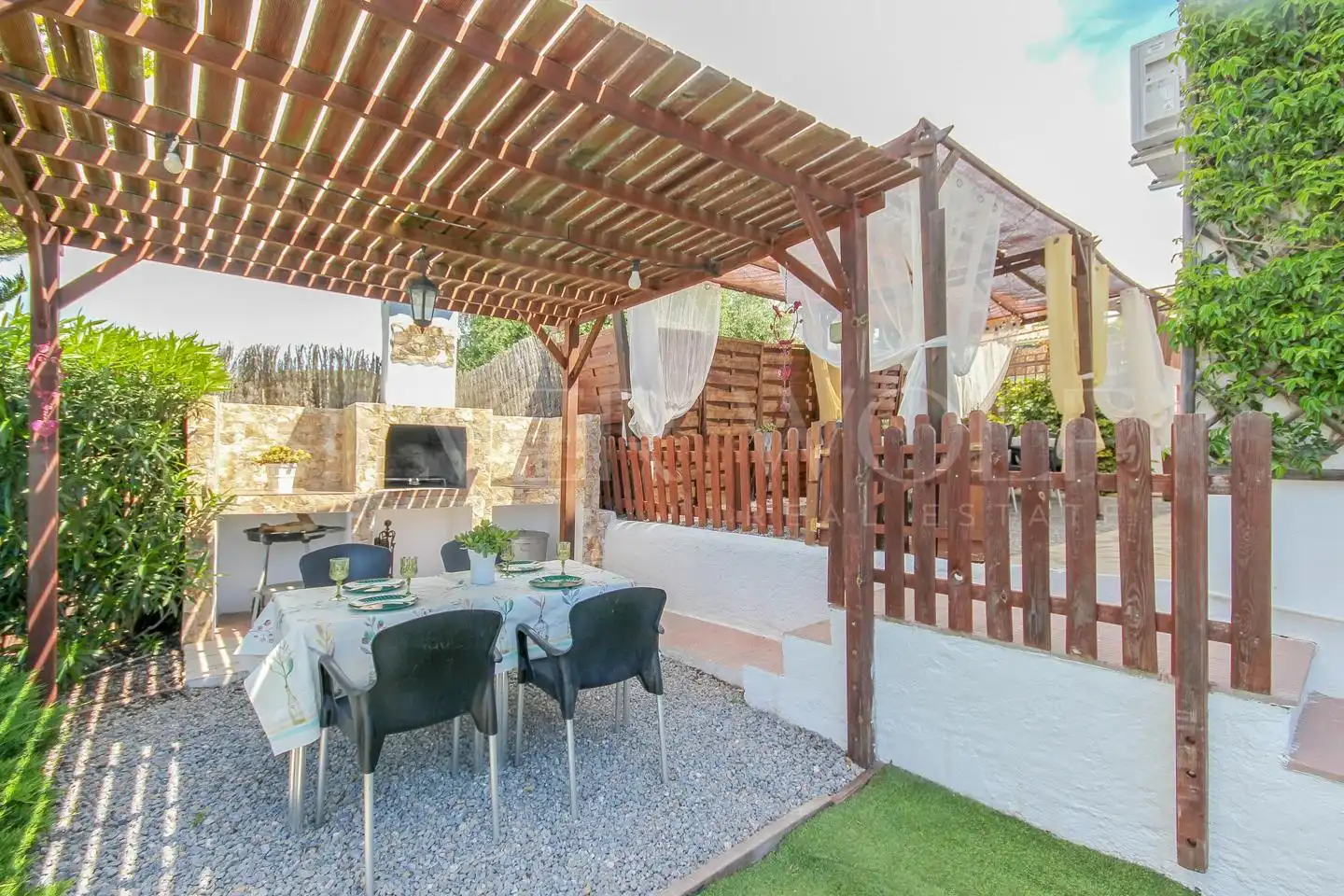 Terrasse von Haus oder Chalet zum Verkauf in Cunit mit Klimaanlage, Heizung und Privatgarten