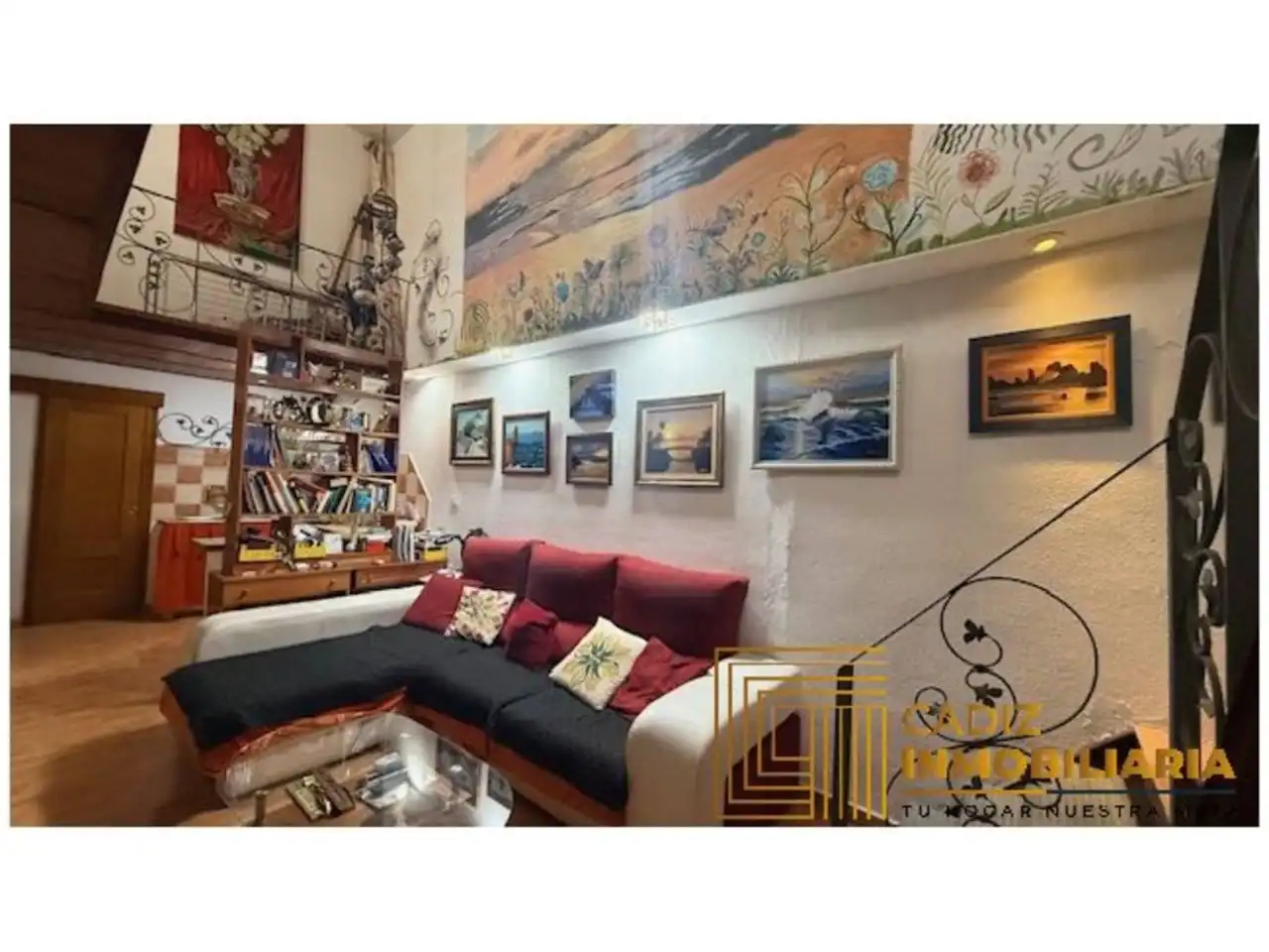 Sala de estar de Dúplex en venta en Cádiz con Aire acondicionado y Trastero