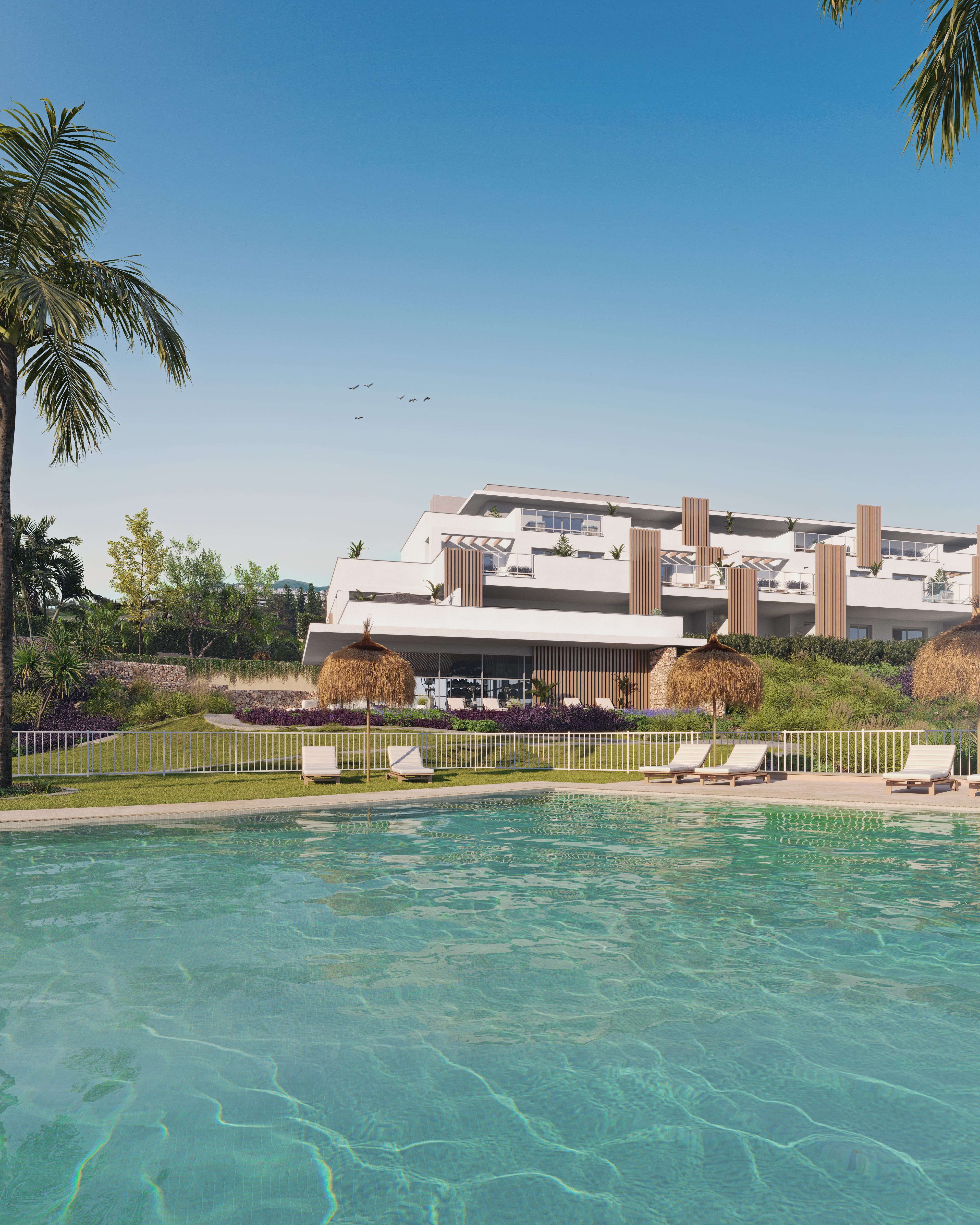 Exterior view of Flat for sale in Casares  with Air Conditioner, Heating and Private garden