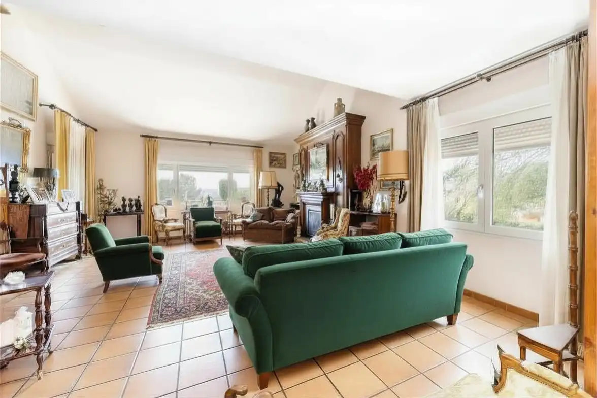 Living room of Houses for sale in Algete  with Air Conditioner, Private garden and Terrace