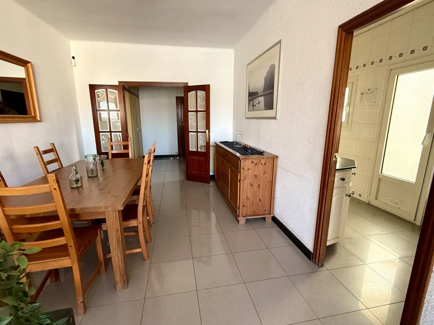 Esszimmer von Dachboden zum Verkauf in Barcelona mit Heizung, Terrasse und Balkon