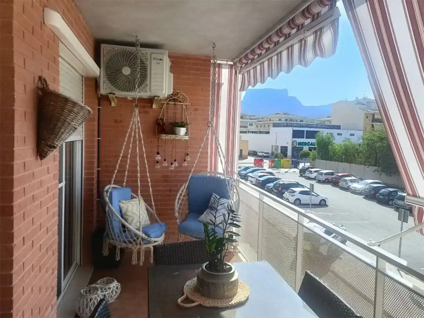 Balcony of Flat for sale in Petrer  with Air Conditioner, Private garden and Storage room