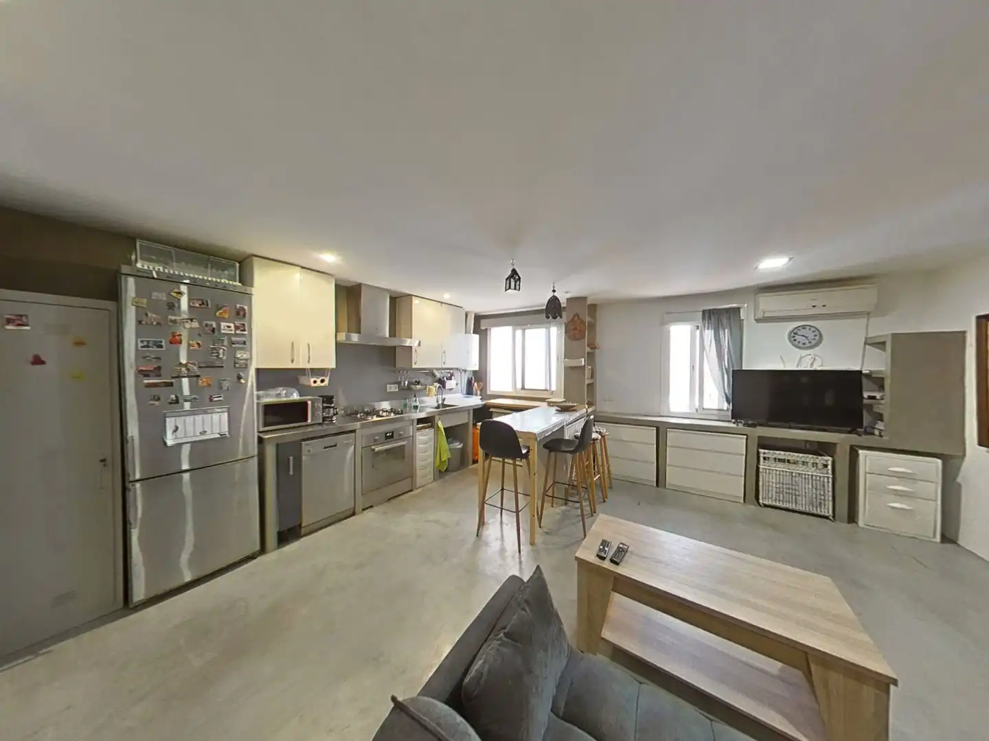 Cuina de Pis en venda en Málaga Capital amb Aire condicionat, Terrassa i Moblat