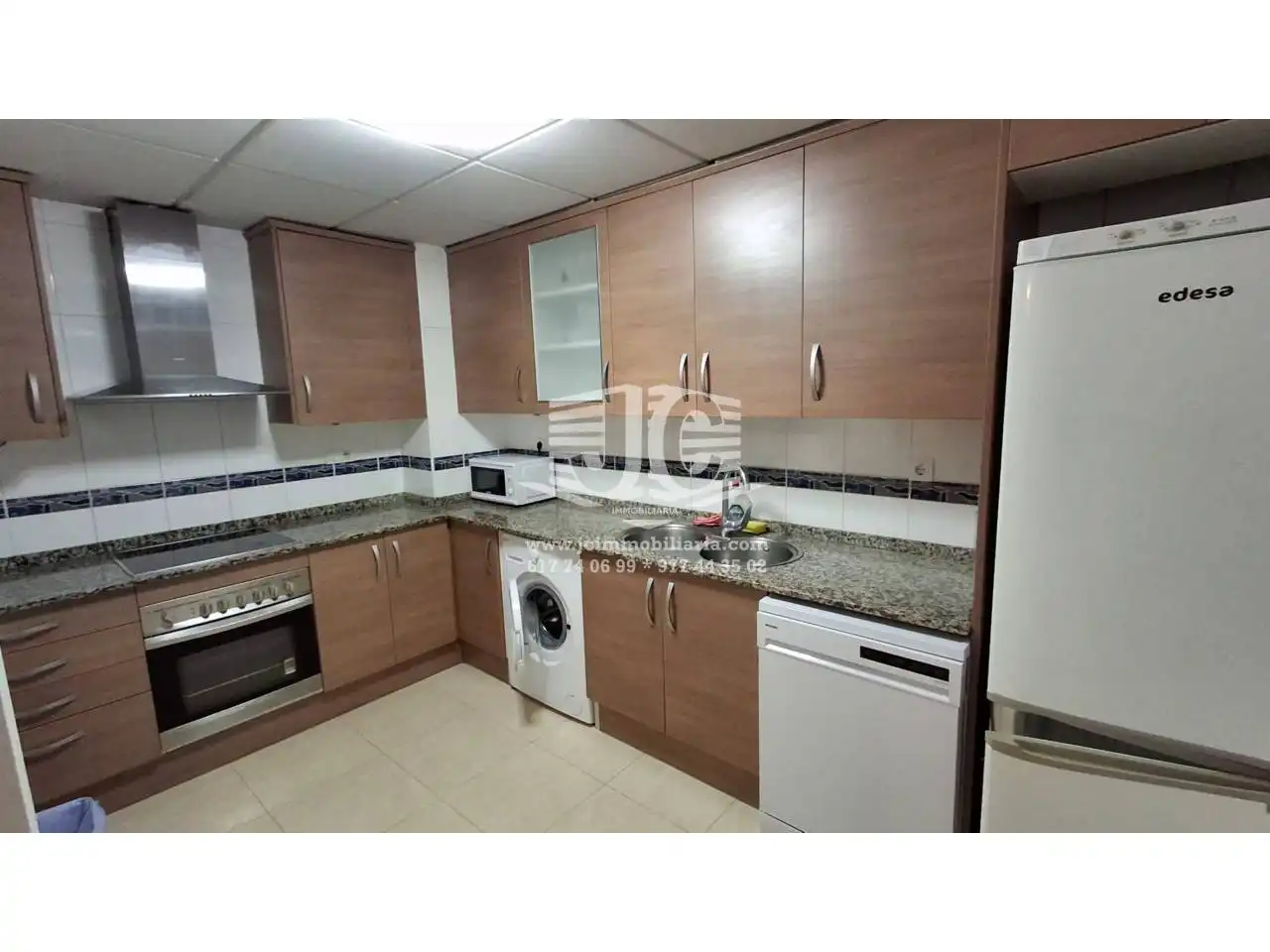 Cocina de Piso de alquiler en Tortosa con Aire acondicionado, Terraza y Amueblado