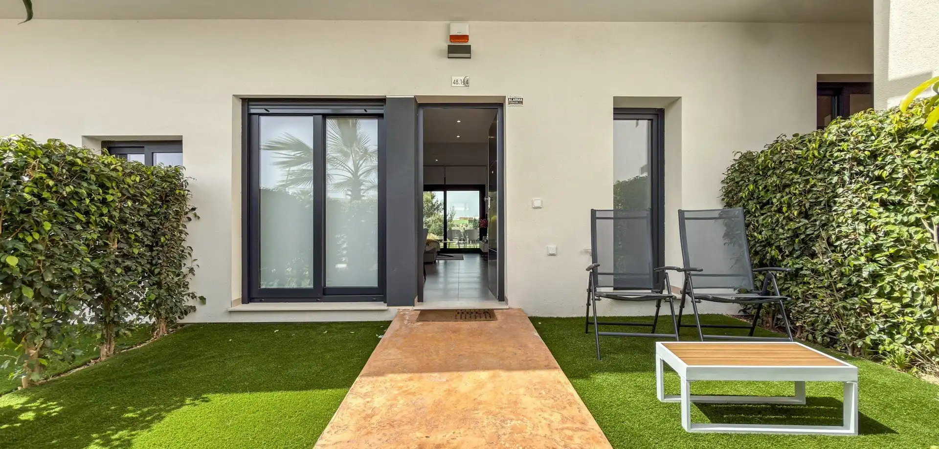 Terraza de Apartamento en venta en Pilar de la Horadada con Jardín privado, Terraza y Amueblado