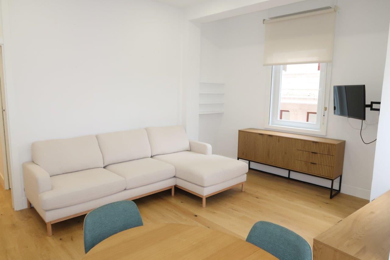 Living room of Apartment to rent in A Coruña Capital   with Heating and Furnished
