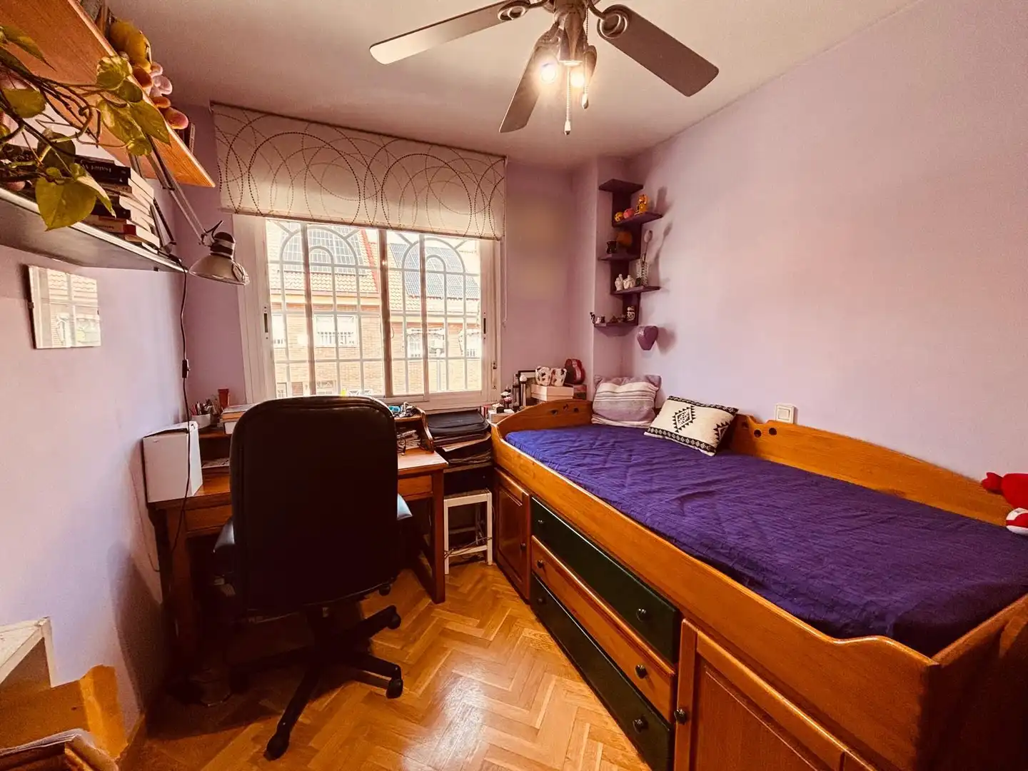 Habitación de Casa adosada en venta en Getafe con Aire acondicionado, Calefacción y Jardín privado