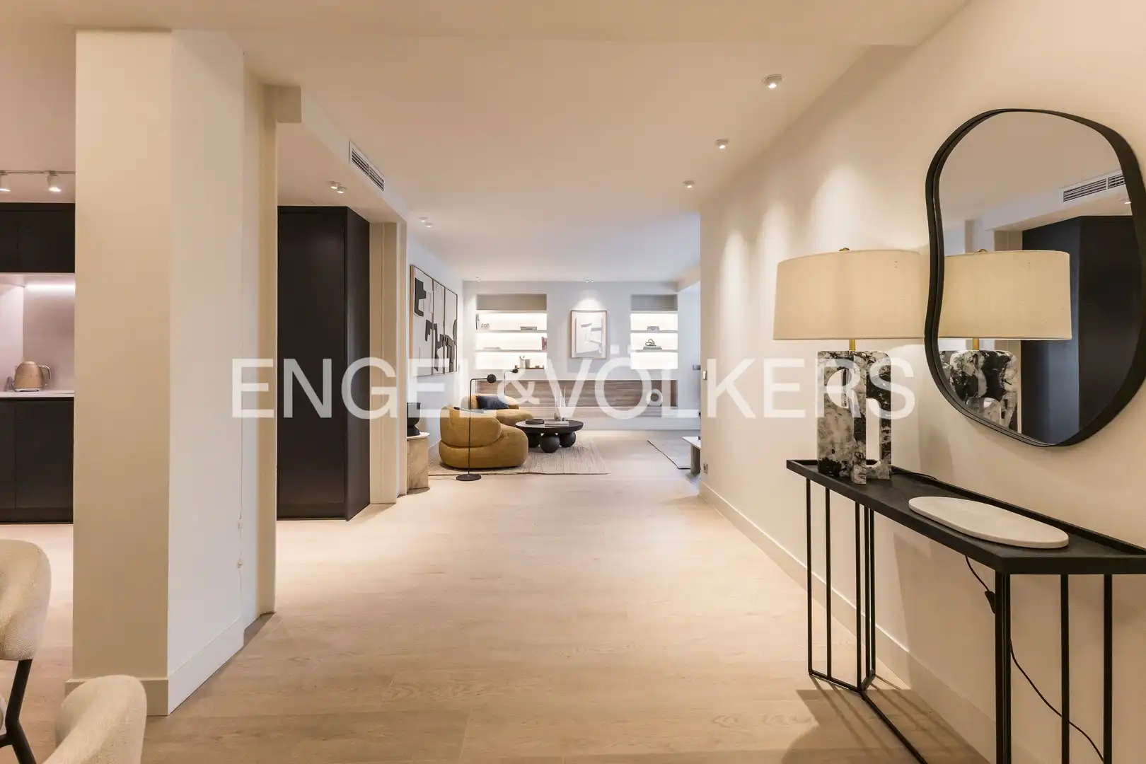 Wohnzimmer von Wohnung zur Miete in Madrid mit Klimaanlage, Heizung und Terrasse