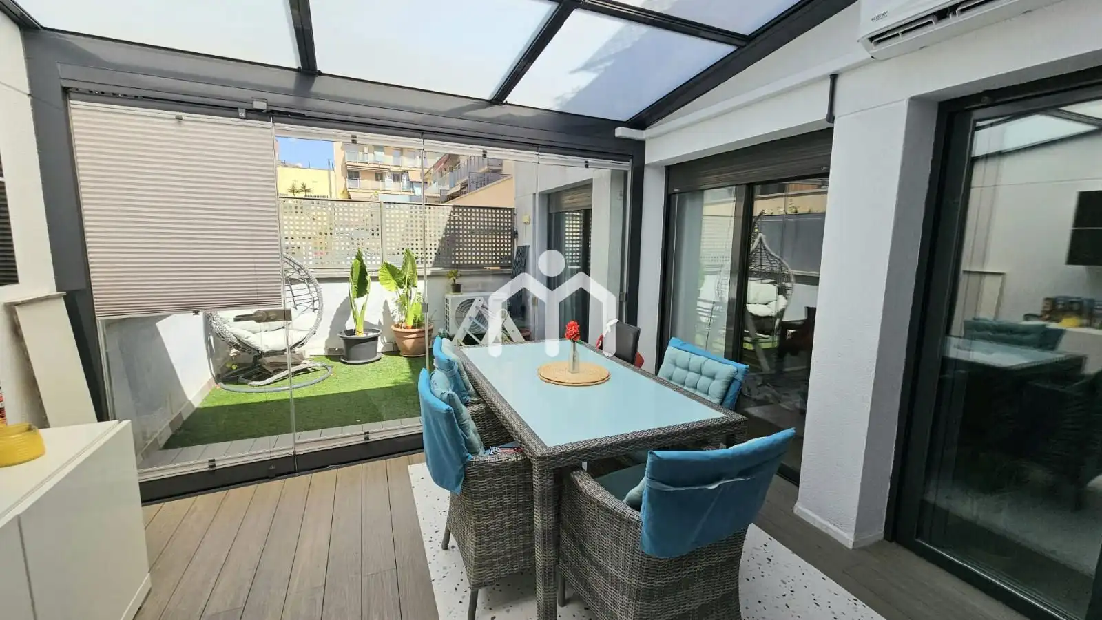 Terraza de Piso en venta en Badalona con Aire acondicionado, Calefacción y Parquet