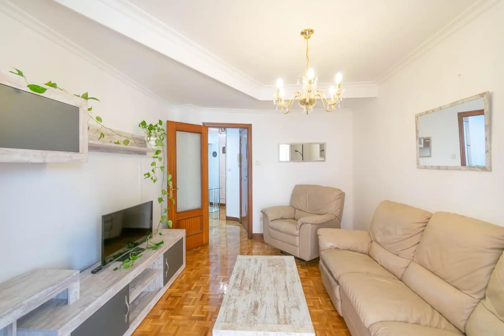 Living room of Flat for sale in  Pamplona / Iruña  with Heating, Storage room and Balcony