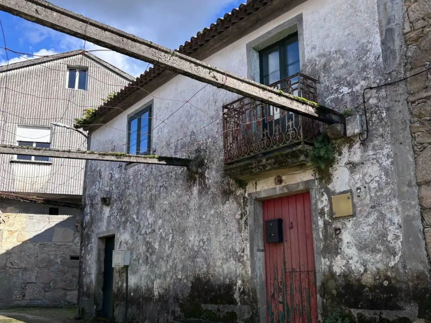 Vista exterior de Finca rústica en venda en Padrón amb Jardí privat