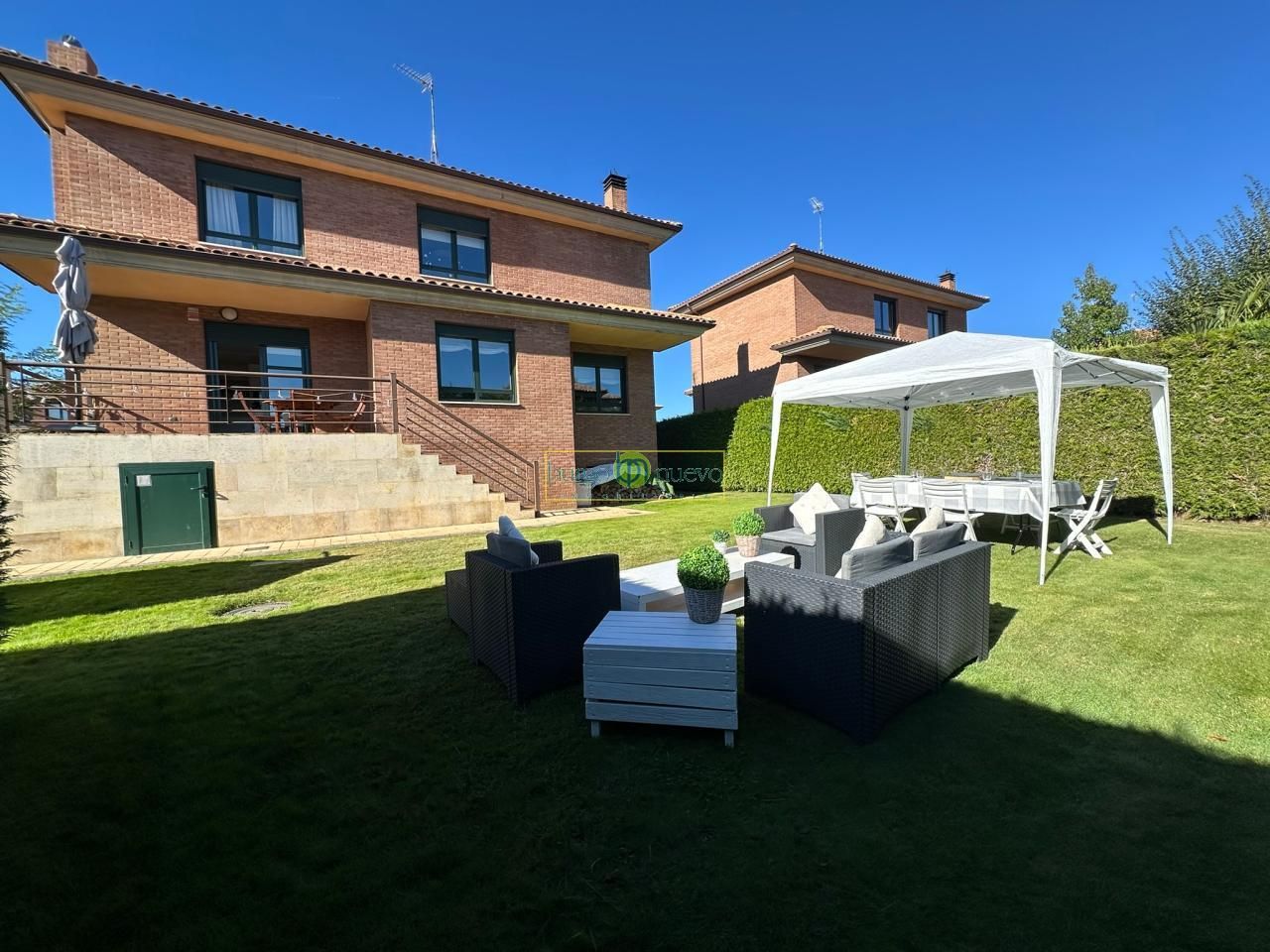 Jardí de Casa o xalet en venda en San Andrés del Rabanedo amb Calefacció i Jardí privat