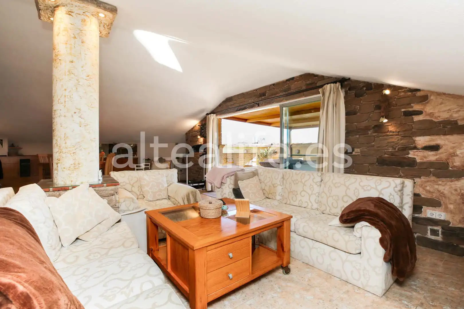 Sala d'estar de Apartament en venda en Altea amb Aire condicionat, Calefacció i Terrassa