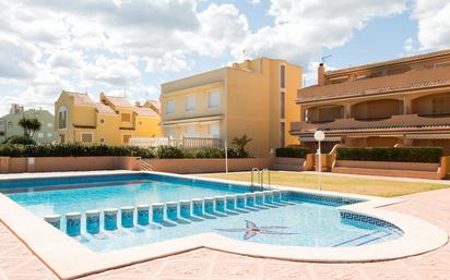 Swimming pool of Single-family semi-detached for sale in Tavernes de la Valldigna  with Terrace, Swimming Pool and Balcony