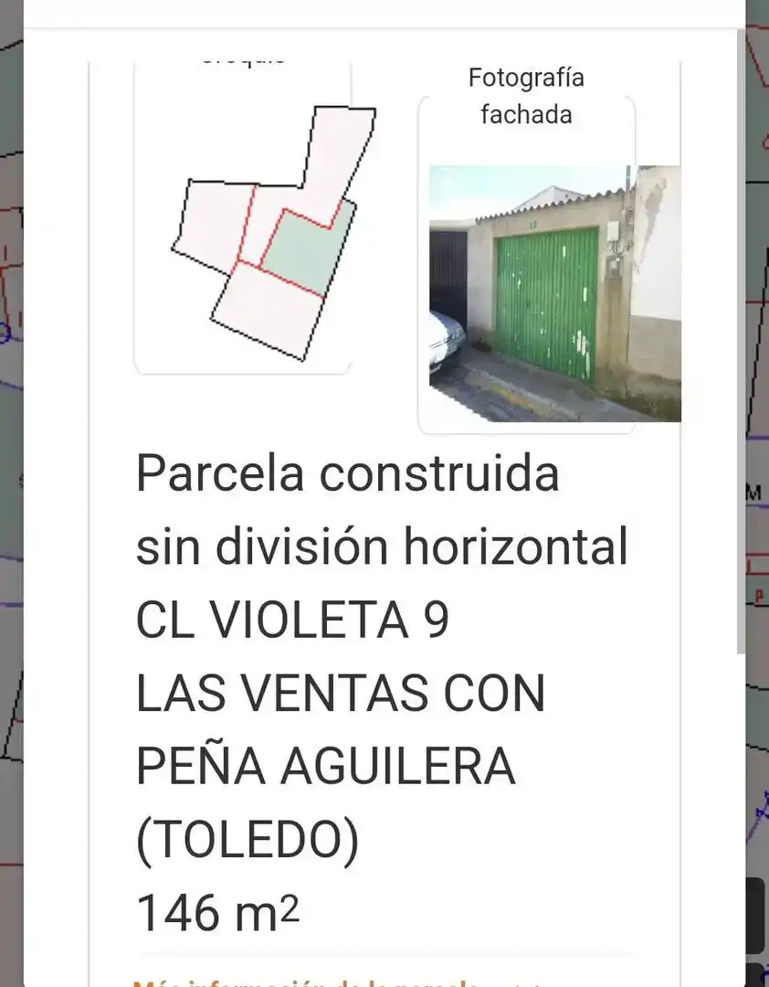 Aparcament de Casa adosada en venda en Las Ventas Con Peña Aguilera