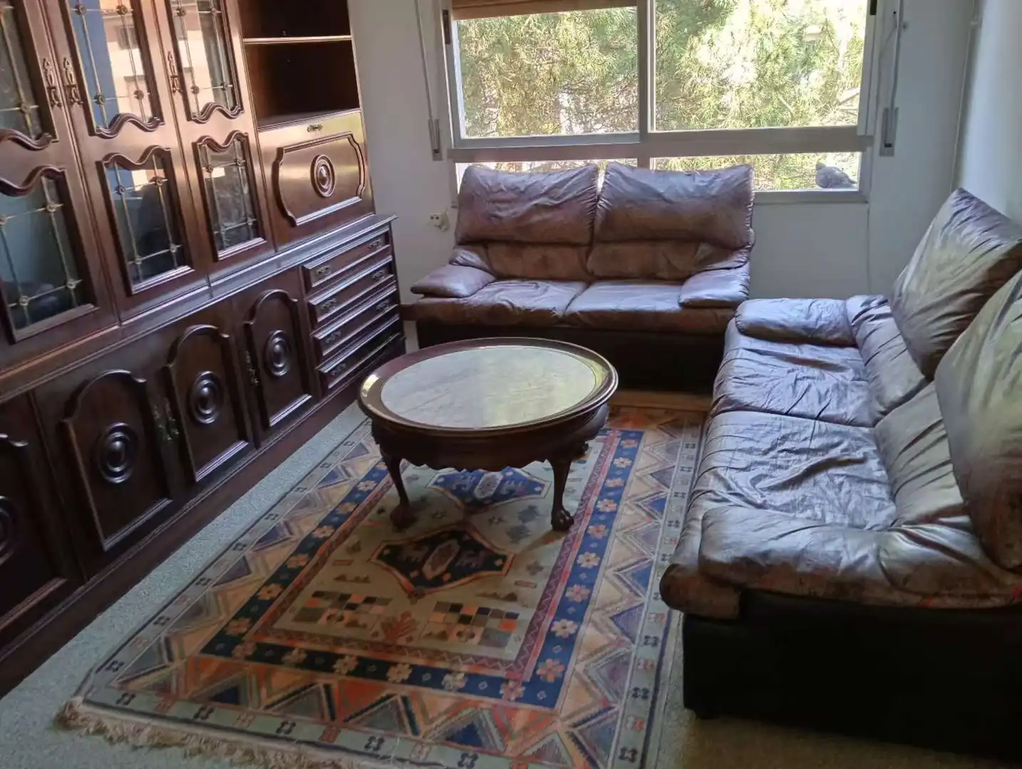 Sala de estar de Piso en venta en Bilbao  con Lavadora, Microondas y Balcón
