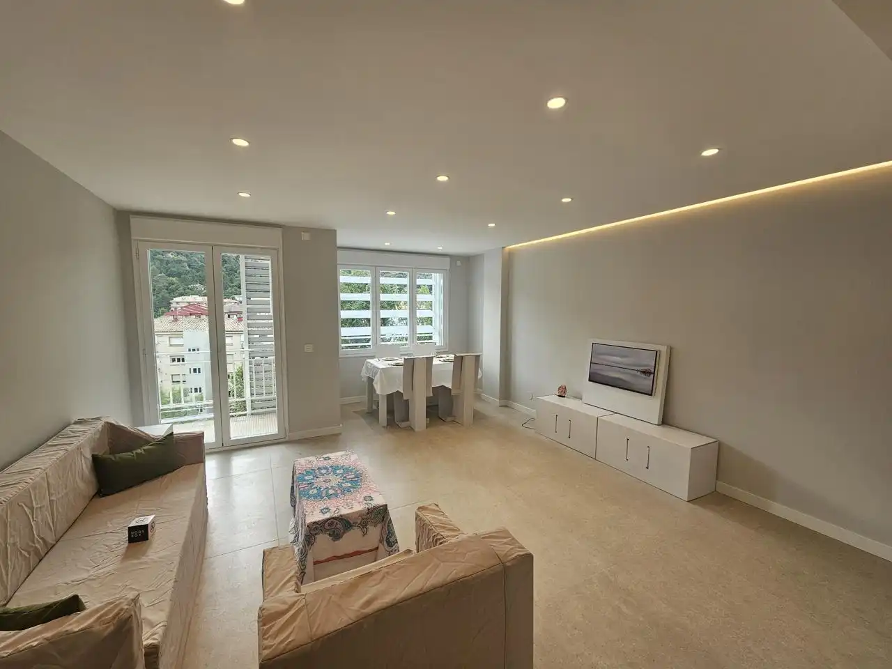 Sala de estar de Piso en venta en Estella / Lizarra con Calefacción y Terraza